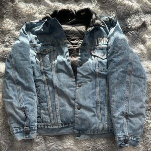 Blue and Block Levi’s Reversible Jean and Quilted Jacket